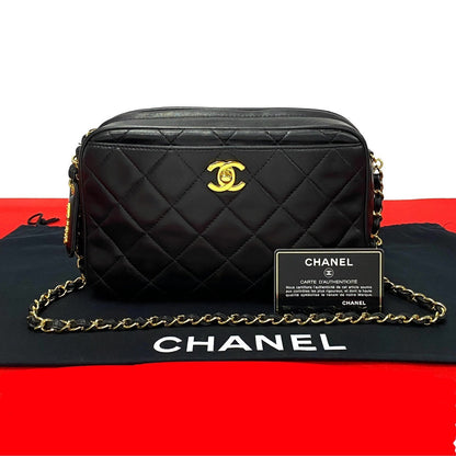 Chanel CC Matelasse Camera Bag  Leather Crossbody Bag in New Condition