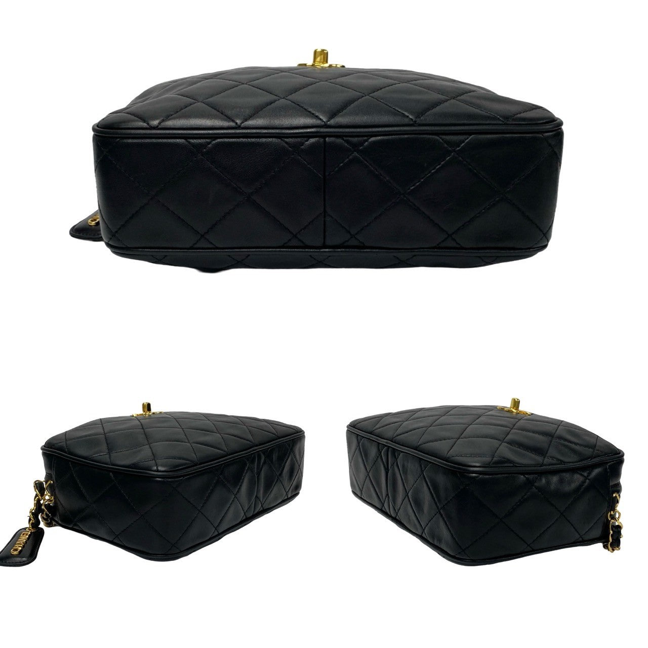 Chanel CC Matelasse Camera Bag  Leather Crossbody Bag in New Condition