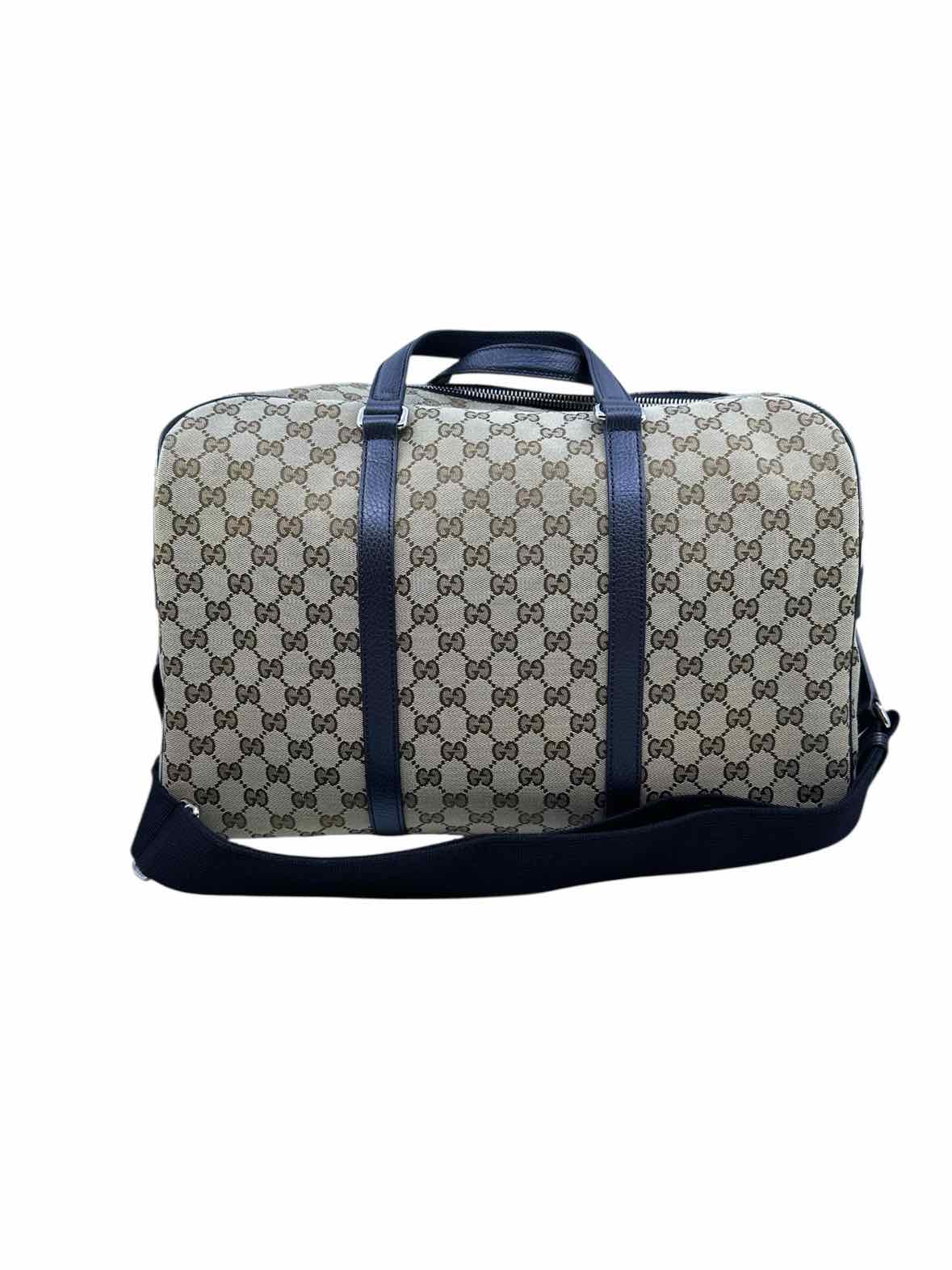 GUCCI Brown MONOGRAM Duffle Bag