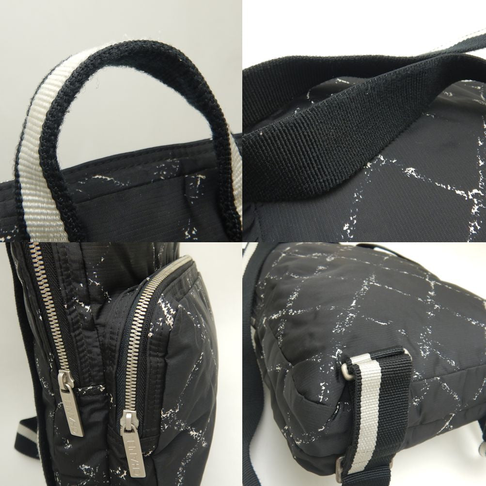 Chanel Nylon Backpack Black