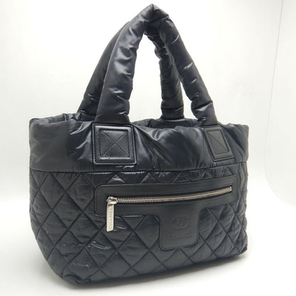 Chanel Coco Cocoon PM Tote Bag Nylon Leather