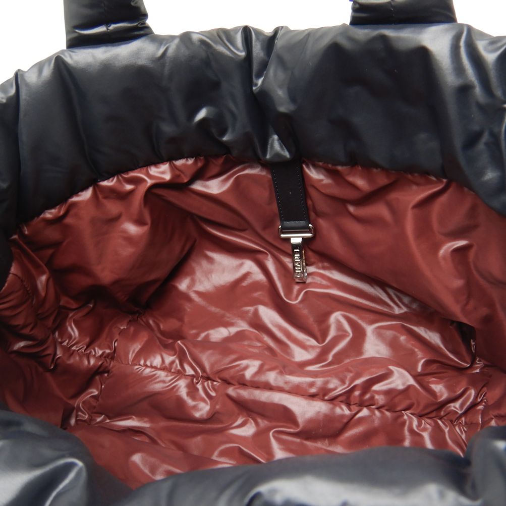 Chanel Coco Cocoon PM Tote Bag Nylon Leather