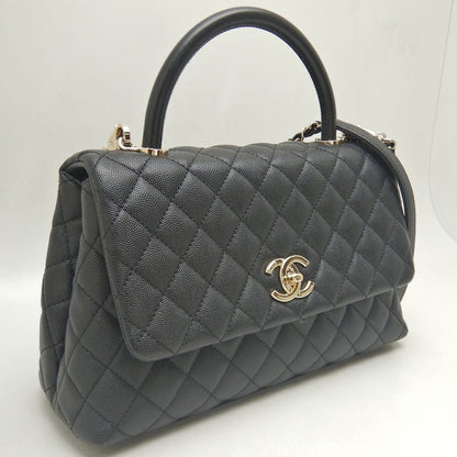 Chanel Coco Handle 2WAY Bag A92991 Black