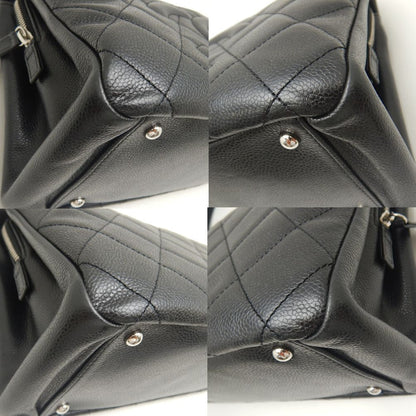 Chanel Caviar Skin Matelasse Chain Tote Bag
