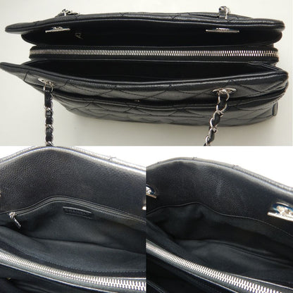 Chanel Caviar Skin Matelasse Chain Tote Bag