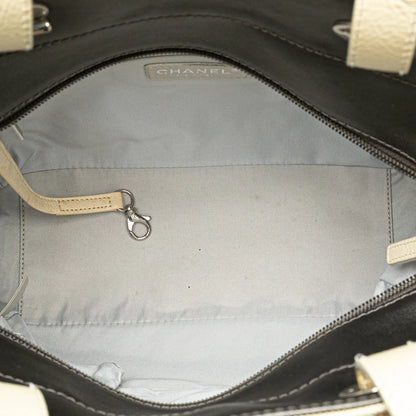 Gray Chanel Small Bicolor Paris-Biarritz Tote