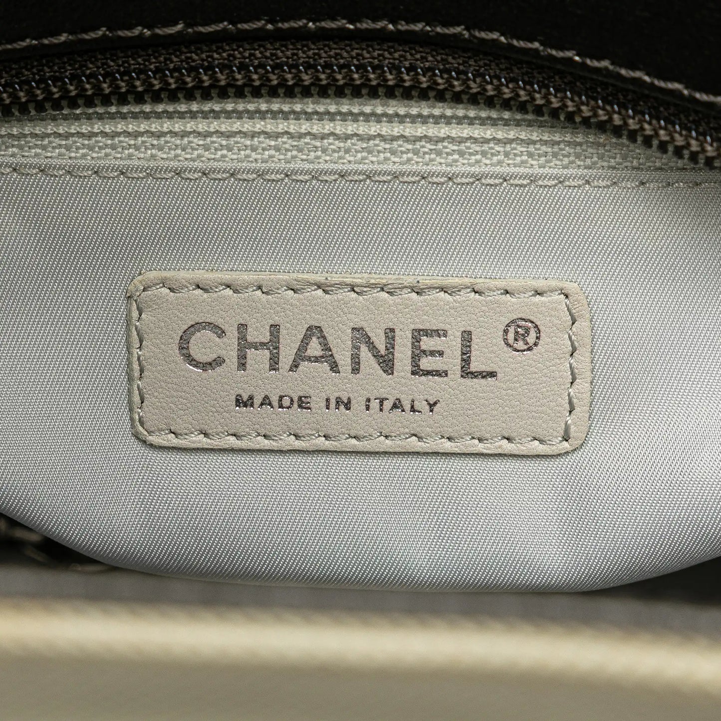 Gray Chanel Small Bicolor Paris-Biarritz Tote