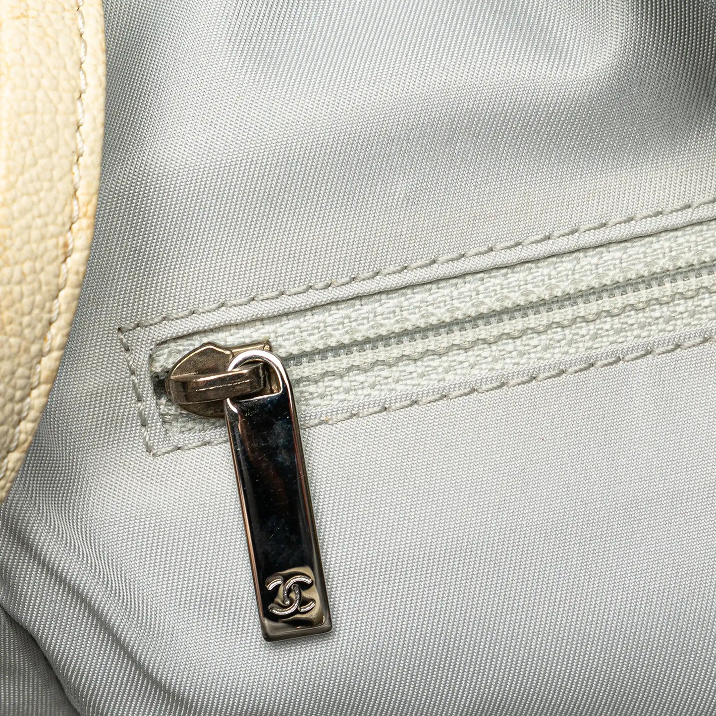 Gray Chanel Small Bicolor Paris-Biarritz Tote