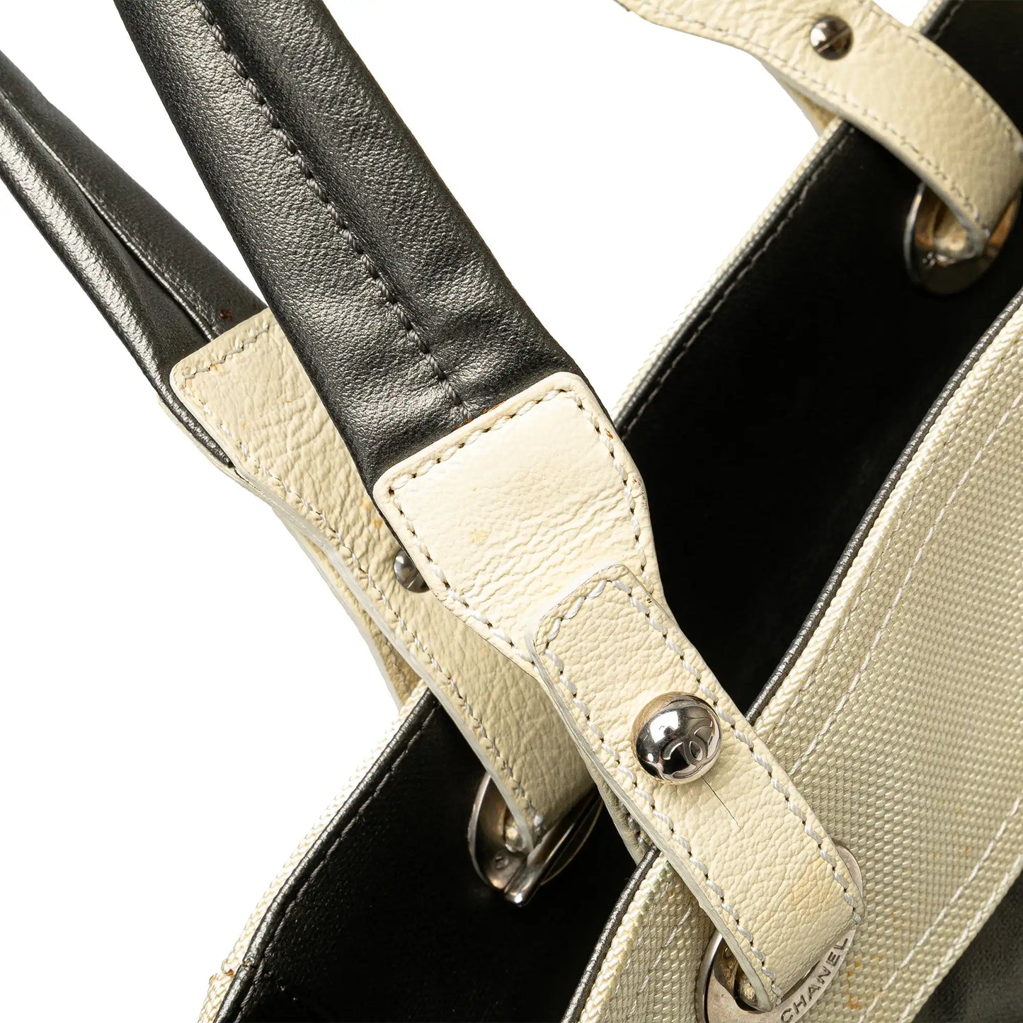 Gray Chanel Small Bicolor Paris-Biarritz Tote