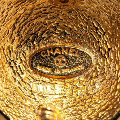Gold Chanel Gold Plated 31 Rue Cambon Brooch