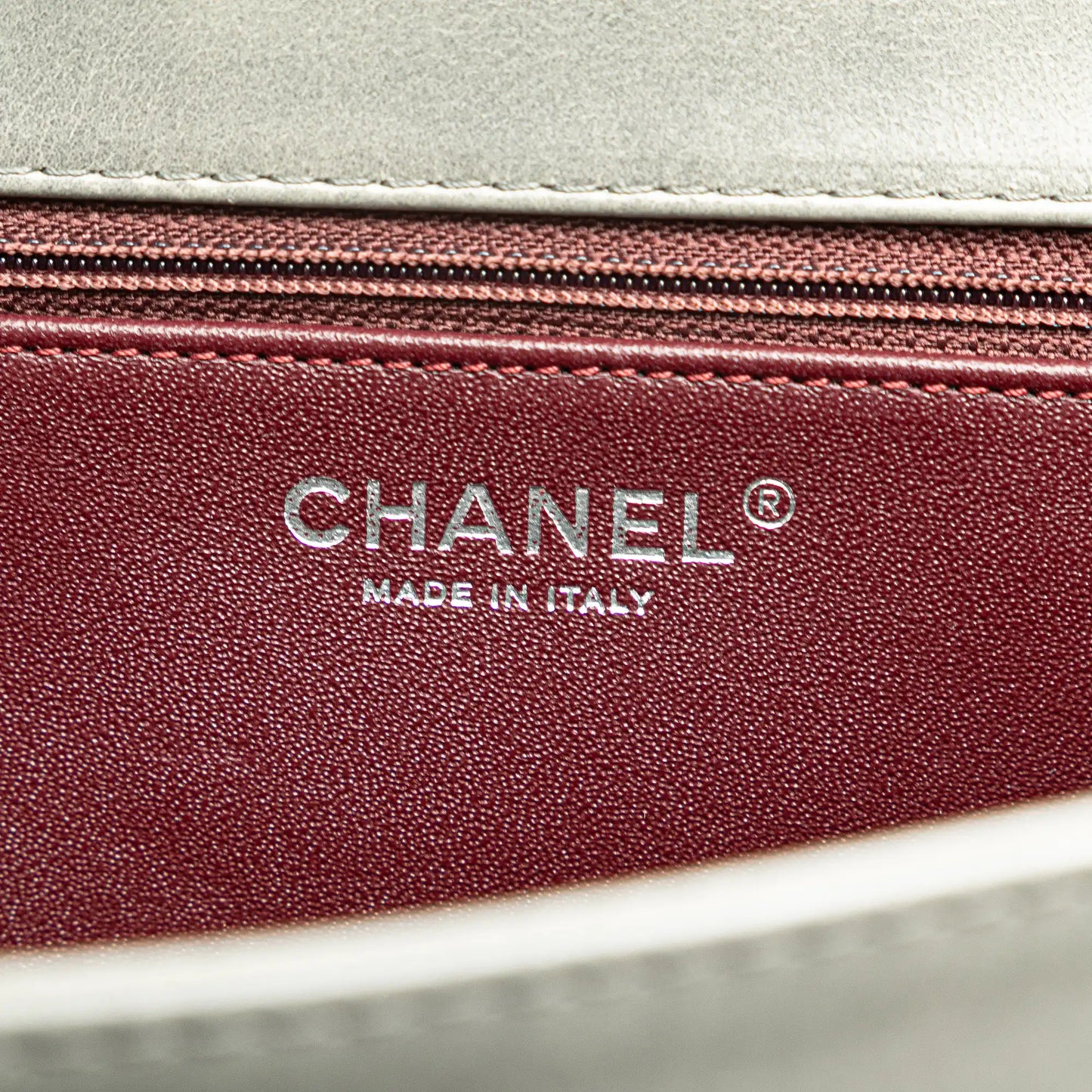 Gray Chanel Paris-Salzburg Large Embossed Calfskin Boy Flap Crossbody Bag