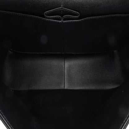 Black Chanel Jumbo Classic Patent Double Flap Shoulder Bag