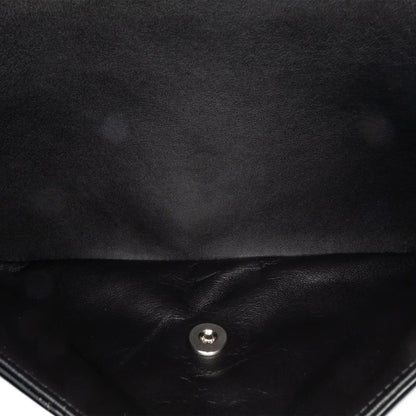 Black Chanel Jumbo Classic Patent Double Flap Shoulder Bag