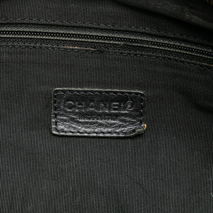 Black Chanel CC Wild Stitch Lambskin Handbag