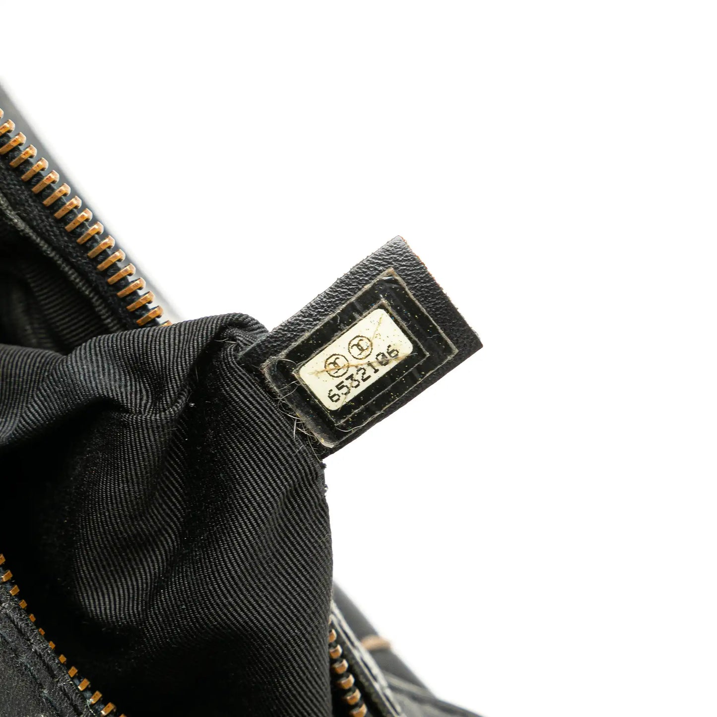Black Chanel CC Wild Stitch Lambskin Handbag