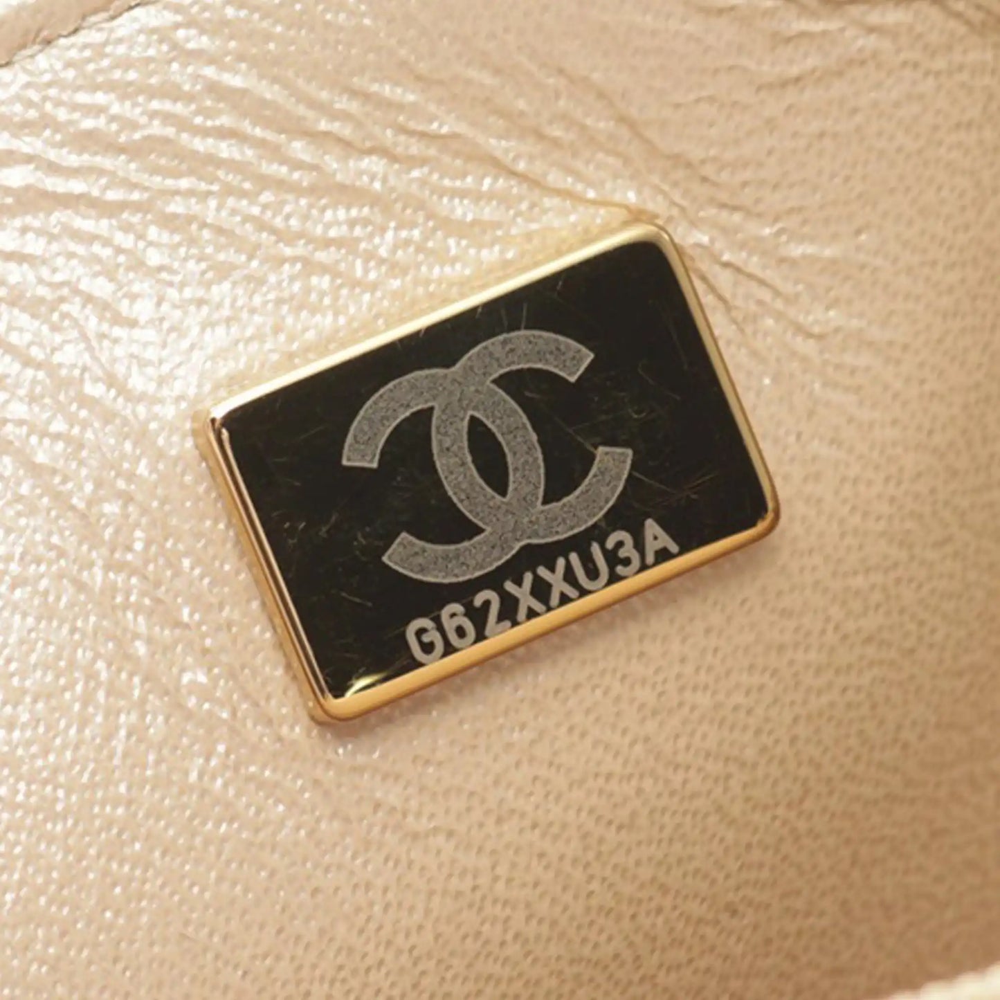Beige Chanel Mini Rectangular Classic Tweed Single Flap Crossbody Bag