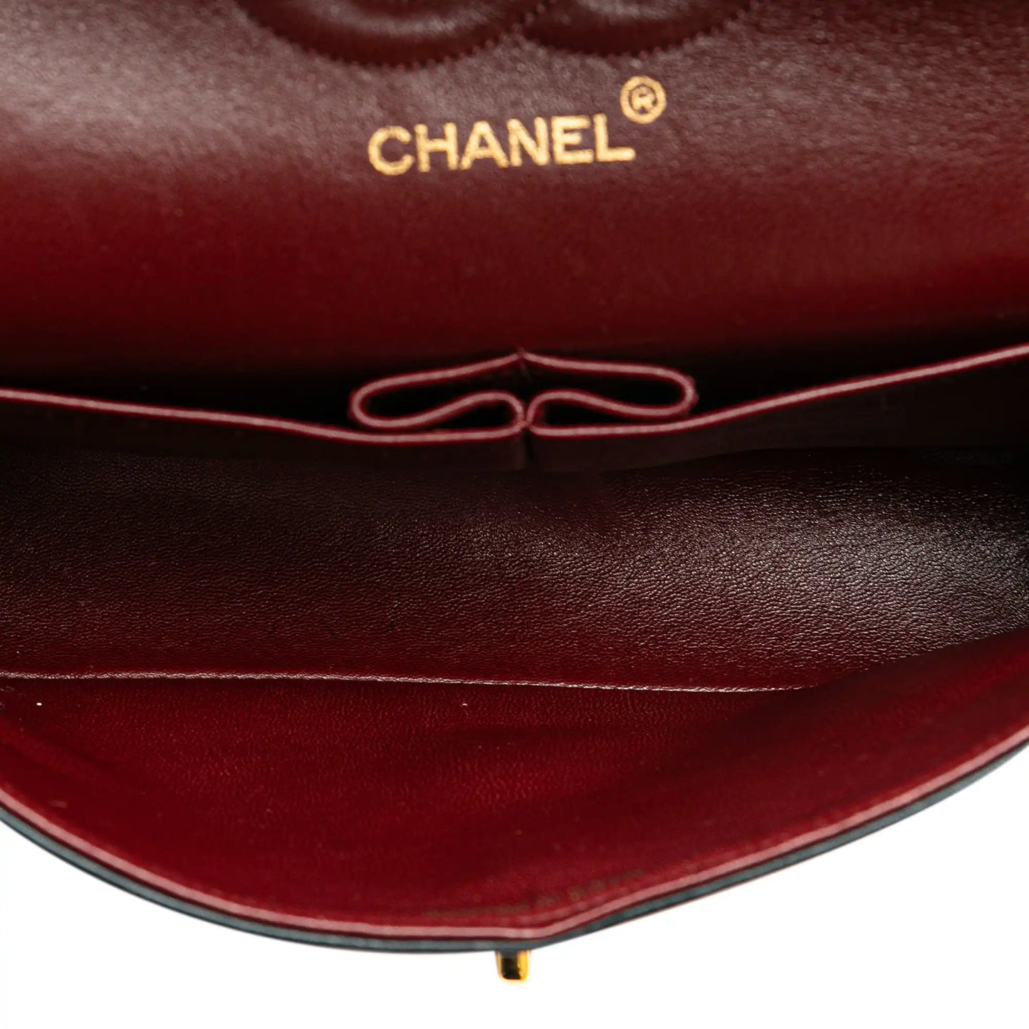 Black Chanel Medium Classic Lambskin Double Flap Shoulder Bag
