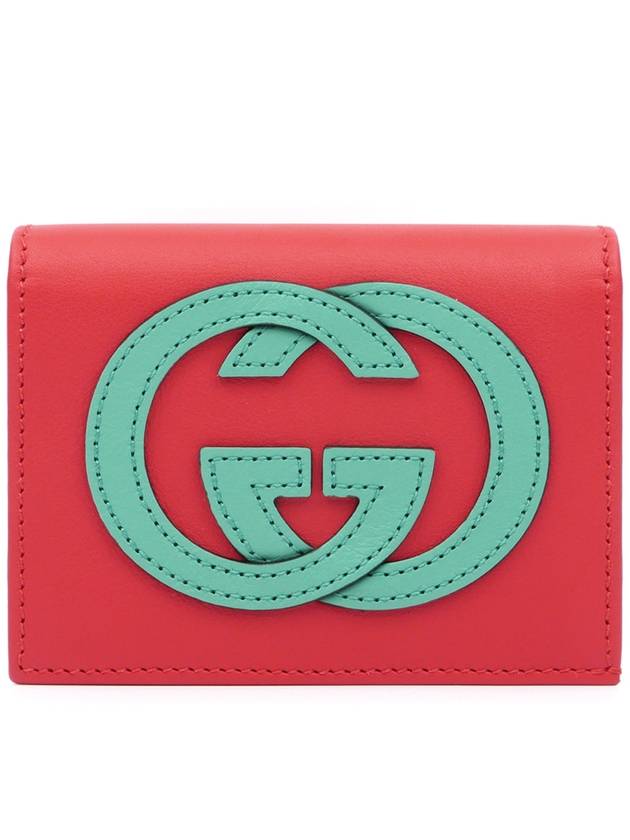 Gucci Basket Eclipse Half Wallet Red