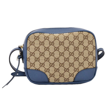 Gucci Canvas Supreme Camera Bag Caspian Blue