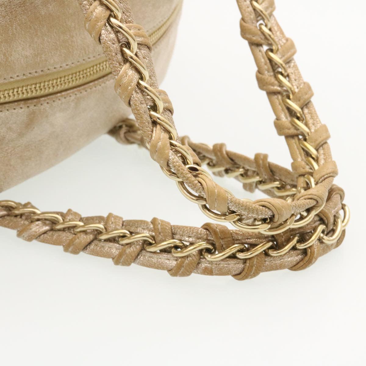 CHANEL Caviar Skin Tote Bag Leather White CC 28380A
