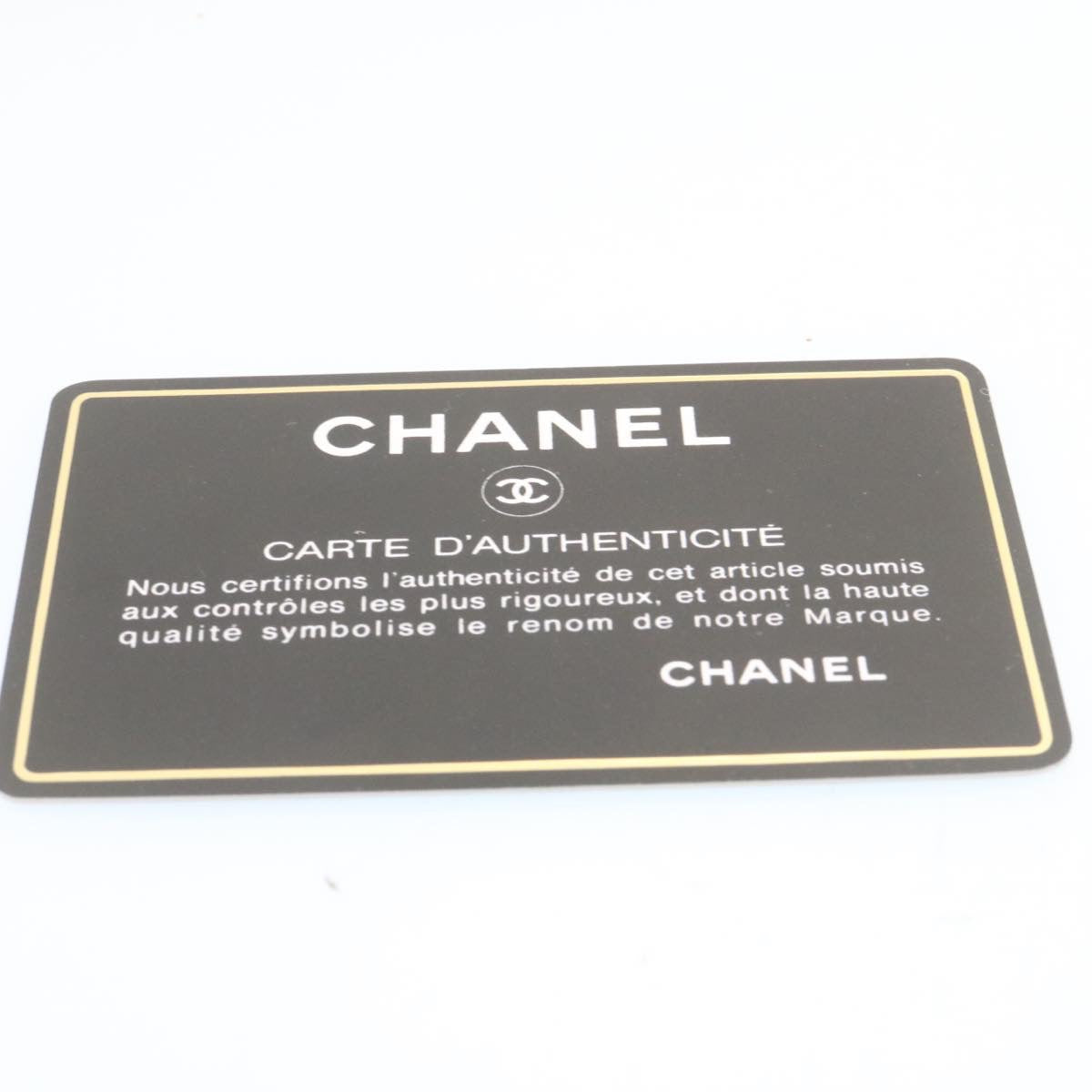 CHANEL Mini Matelasse Chain Flap Shoulder Bag Lamb Skin Black Gold 28471A