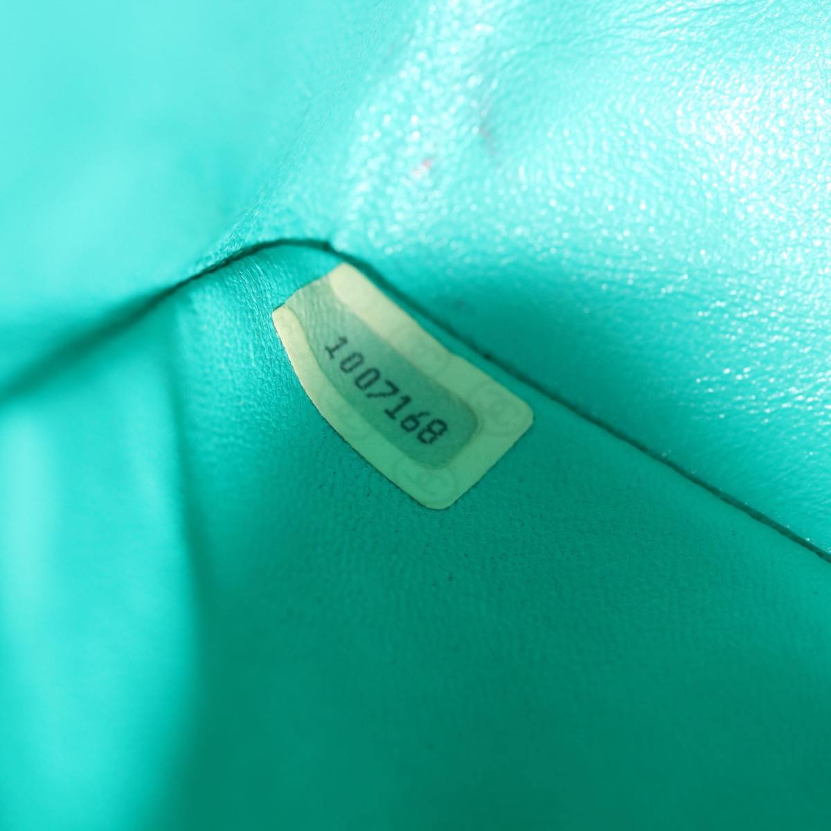 CHANEL Mini Matelasse Flap Chain Shoulder Bag Lamb Skin Light Blue 29527A