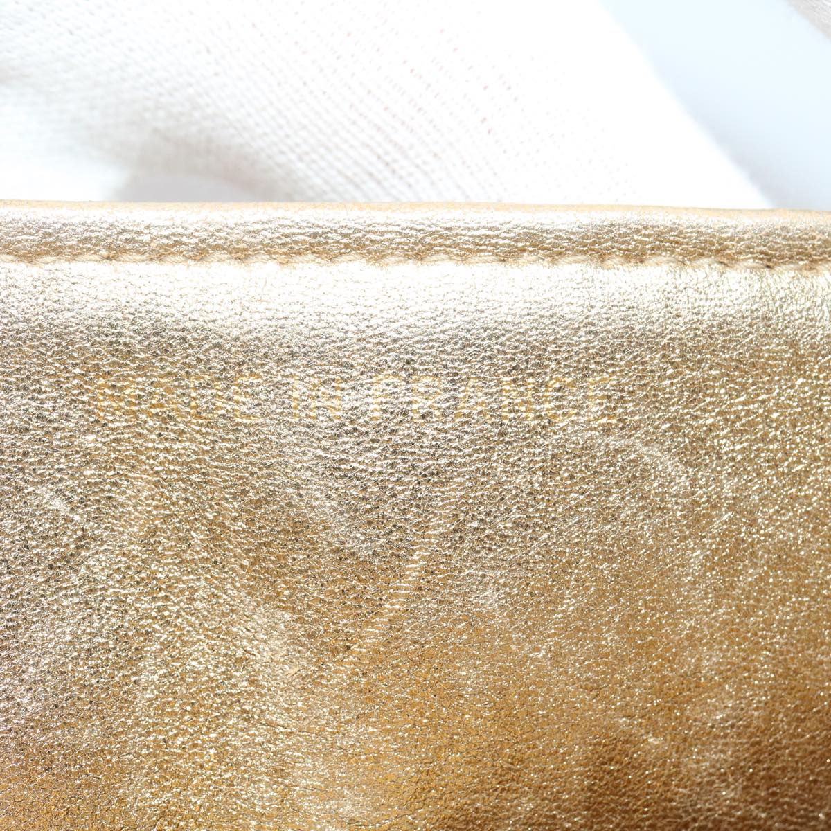 CHANEL Matelasse Shoulder Bag Lamb Skin Gold CC 29567A