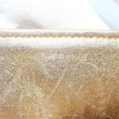 CHANEL Matelasse Shoulder Bag Lamb Skin Gold CC 29567A