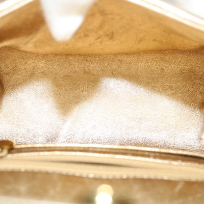 CHANEL Matelasse Shoulder Bag Lamb Skin Gold CC 29567A