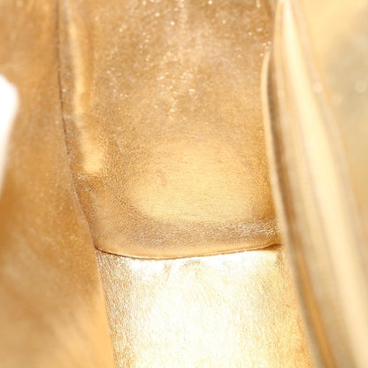 CHANEL Matelasse Shoulder Bag Lamb Skin Gold CC 29567A