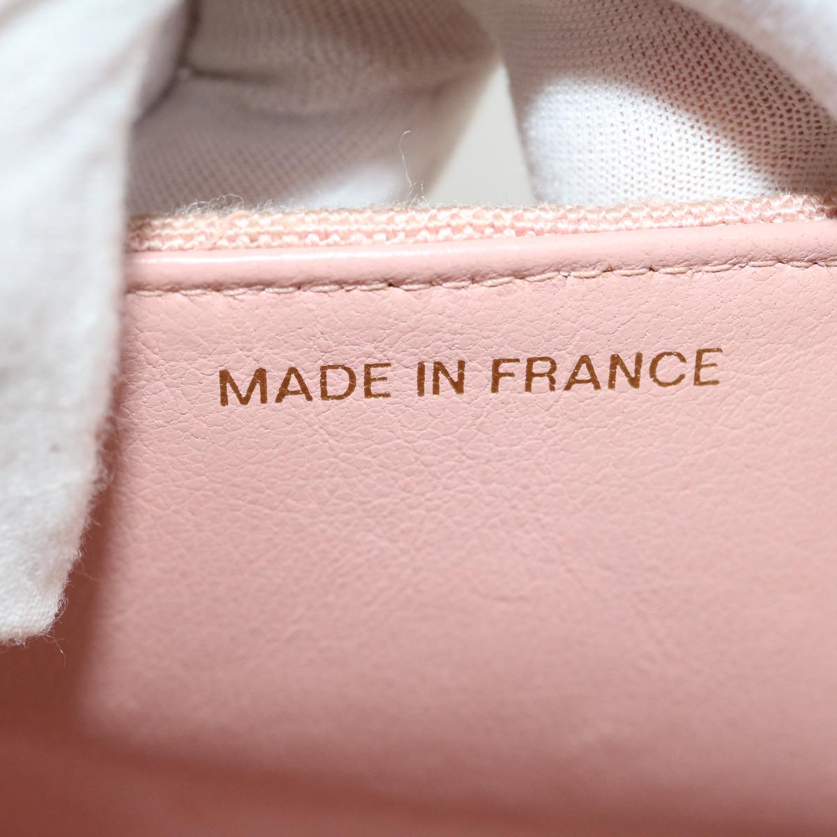 CHANEL Matelasse Turn Lock Chain Diana Shoulder Bag Canvas Pink CC 29889A