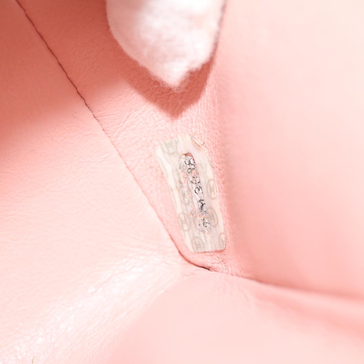 CHANEL Matelasse Turn Lock Chain Diana Shoulder Bag Canvas Pink CC 29889A