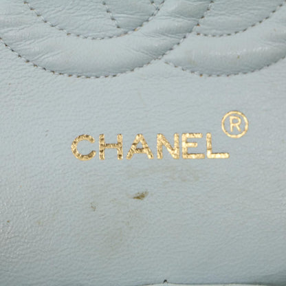 CHANEL Classic Matelasse 25 Double Chain Flap Shoulder Bag Lamb Skin 29961A
