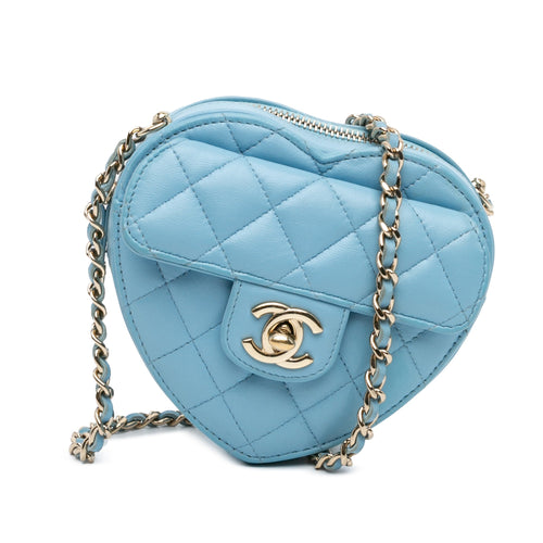 Chanel Sac Mini Lambskin CC in Love Heart Crossbody