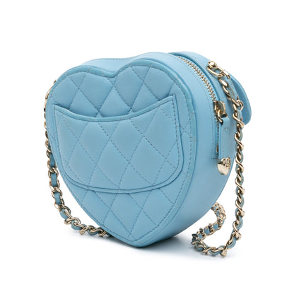 Chanel Sac Mini Lambskin CC in Love Heart Crossbody
