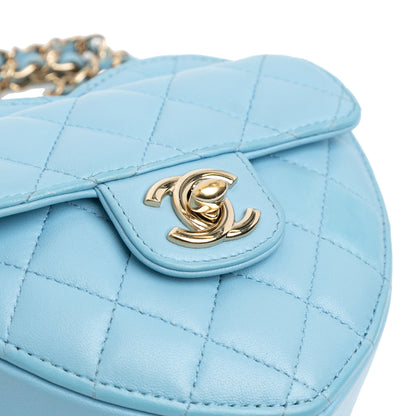 Chanel Sac Mini Lambskin CC in Love Heart Crossbody