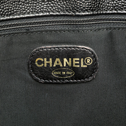 Black Chanel Caviar CC Shoulder Bag