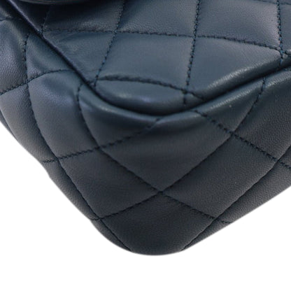 Blue Chanel Medium Quilted Lambskin Two-Tone Day Flap Crossbody Bag