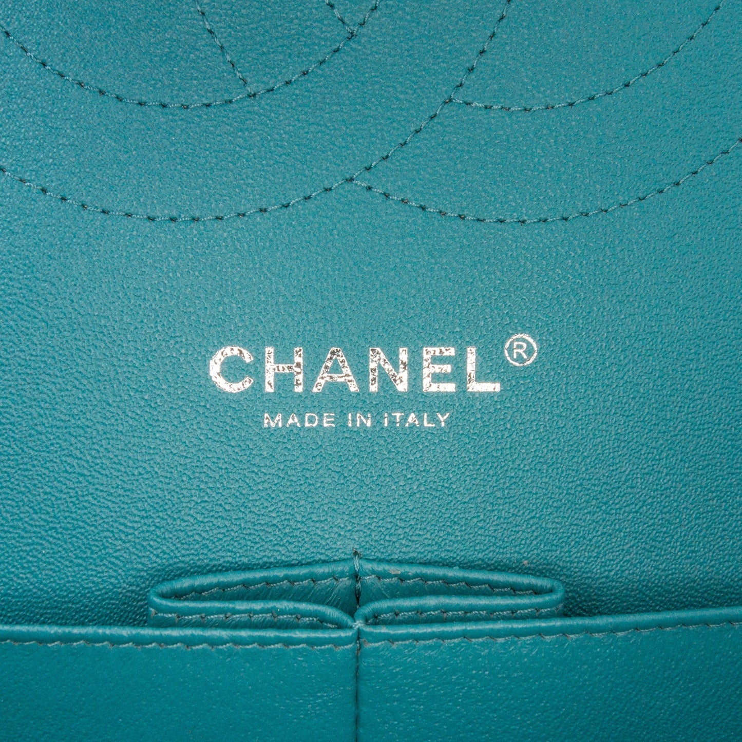 Blue Chanel Jumbo Classic Lambskin Double Flap Shoulder Bag