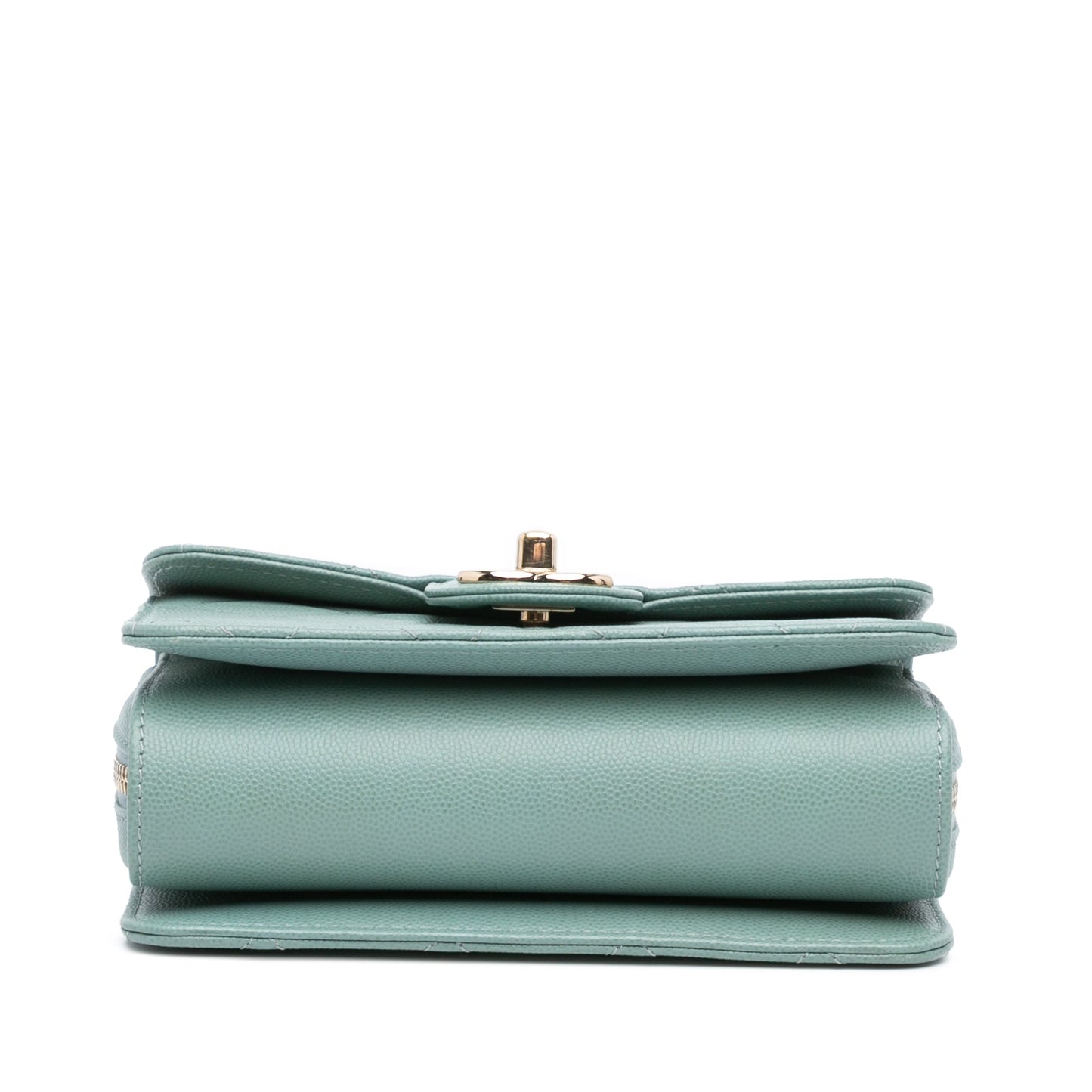 Blue Chanel Mini Caviar Like a Wallet Flap