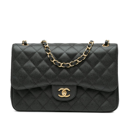 Chanel Sac Jumbo Classic Caviar Double Flap
