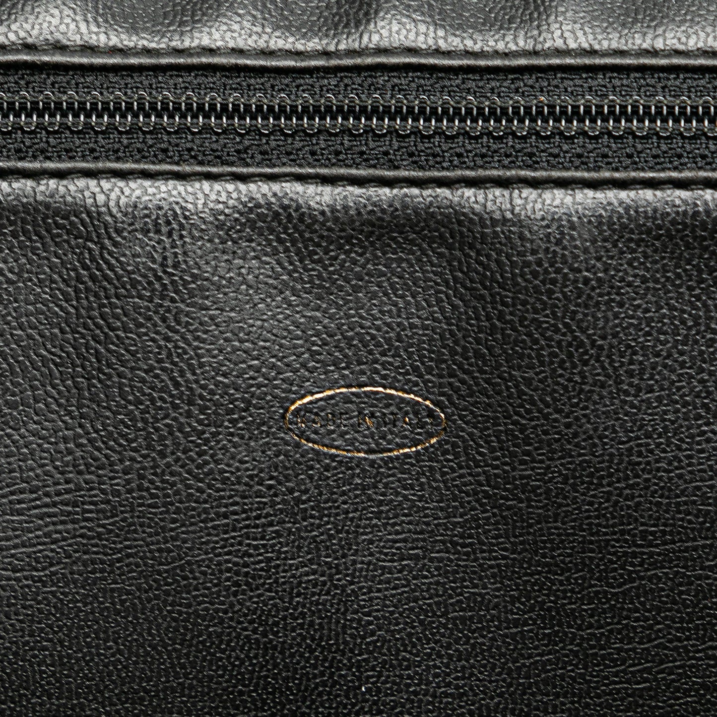 Black Chanel Caviar Front Pocket Chain Tote