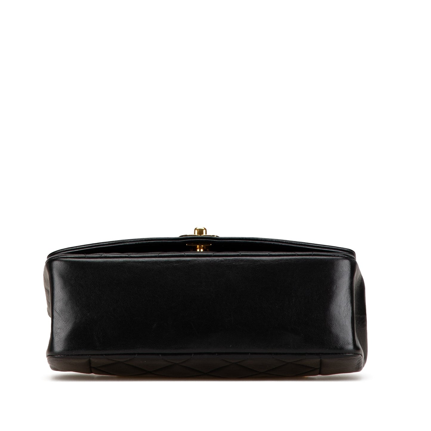 Black Chanel Medium Lambskin Diana Flap Crossbody Bag