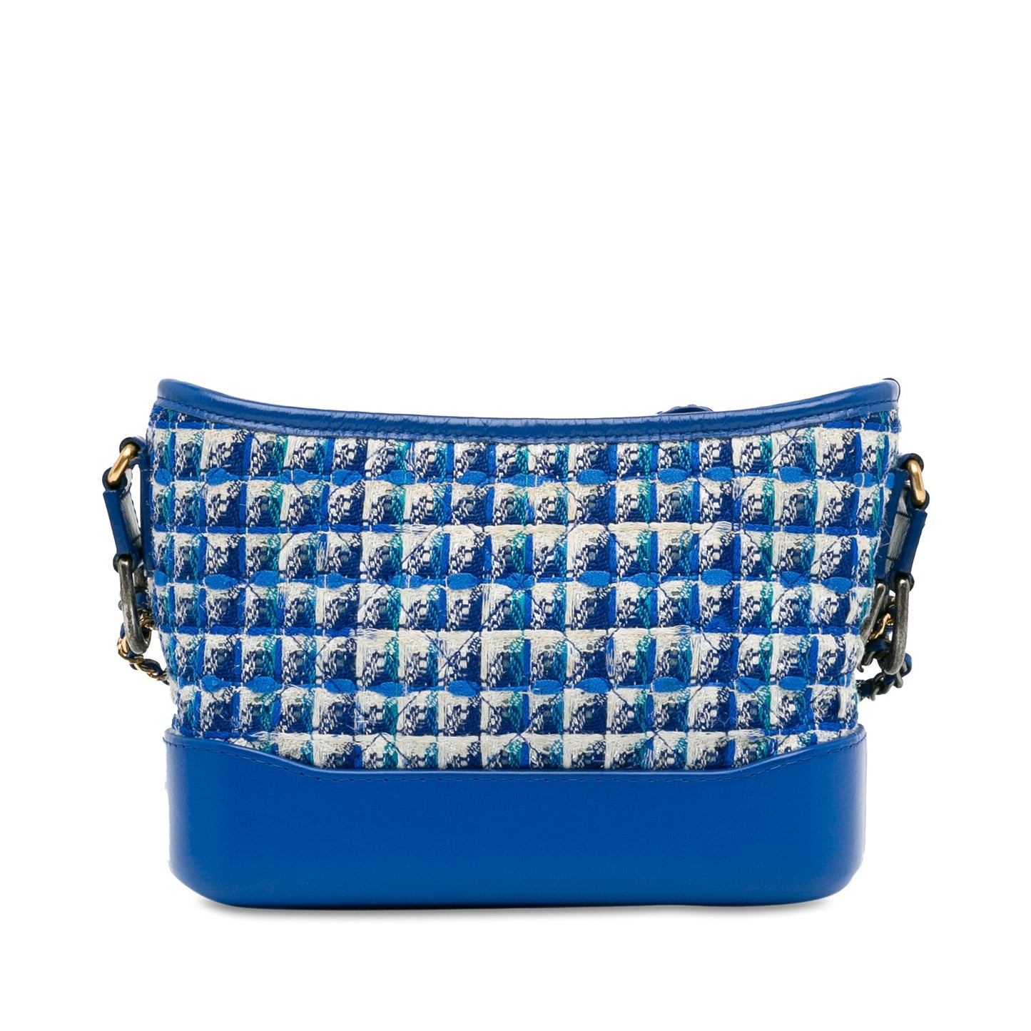 Blue Chanel Small Tweed Gabrielle Crossbody
