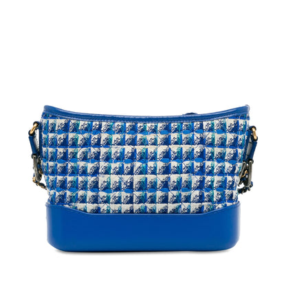 Blue Chanel Small Tweed Gabrielle Crossbody