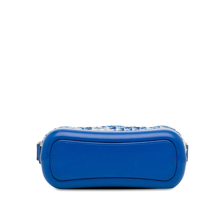 Blue Chanel Small Tweed Gabrielle Crossbody