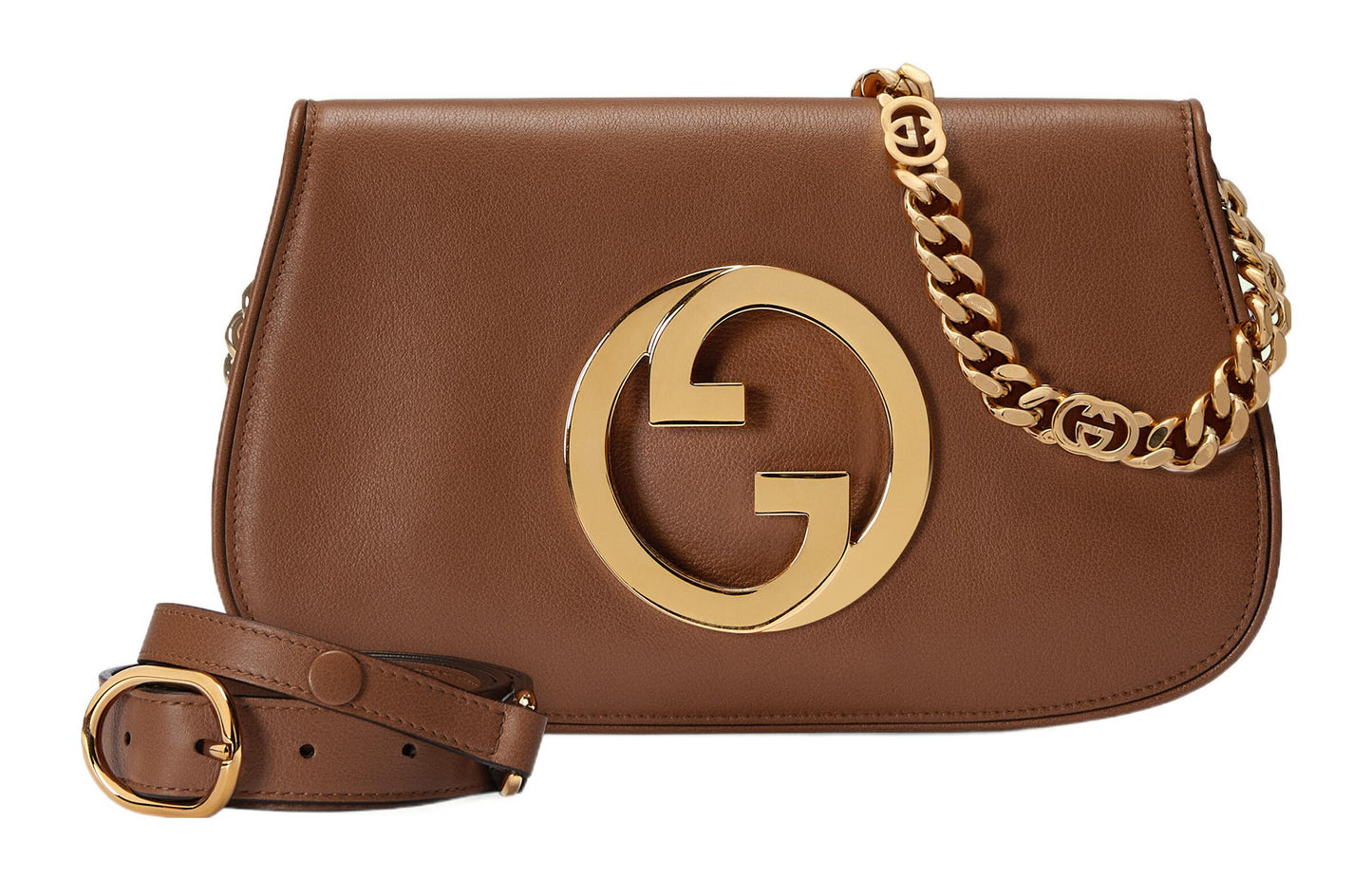 (WMNS) Gucci Blondie Shoulder Bag 'Brown' 699268-UXX0G-2535