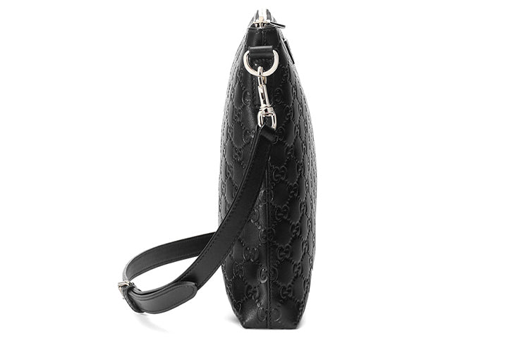 (WMNS) Gucci GG Leather Single-Shoulder Bag Black 473882-DMT1N-1000