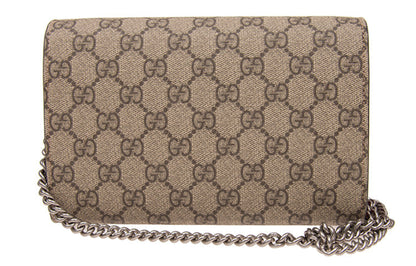 (WMNS) Gucci Dionysus Tiger Head Logo Canvas Chain Shoulder Messenger Bag Mini Red Classic 401231-KHNSN-8698
