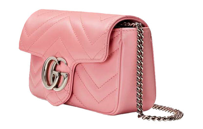 (WMNS) Gucci Marmont Series LeatherBag MIni-Size Pink 476433-DTDCP-5815